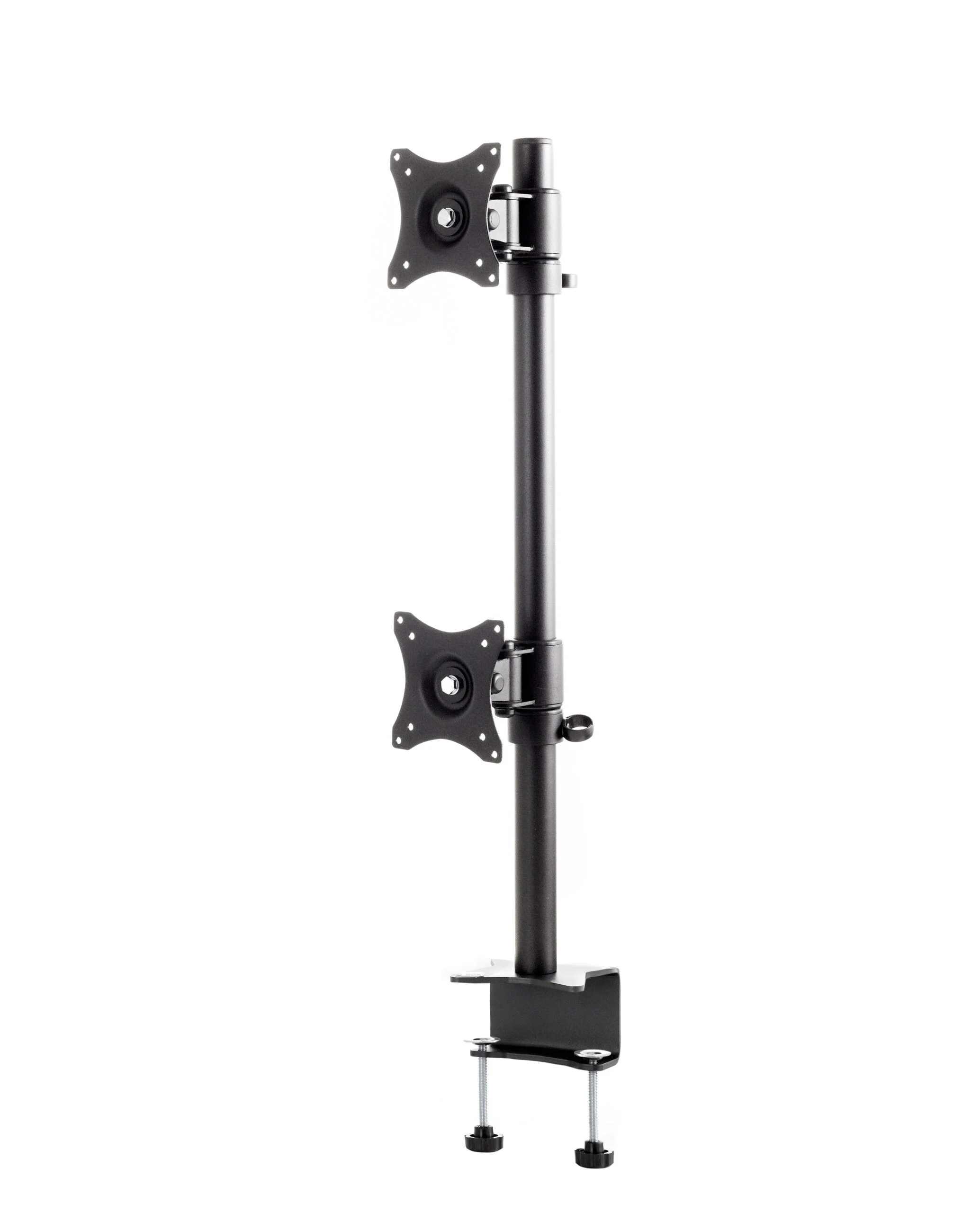 SV08 Uchwyt biurkowy do dwóch monitorów 19"- 27", montaż monitorów jeden nad drugim
